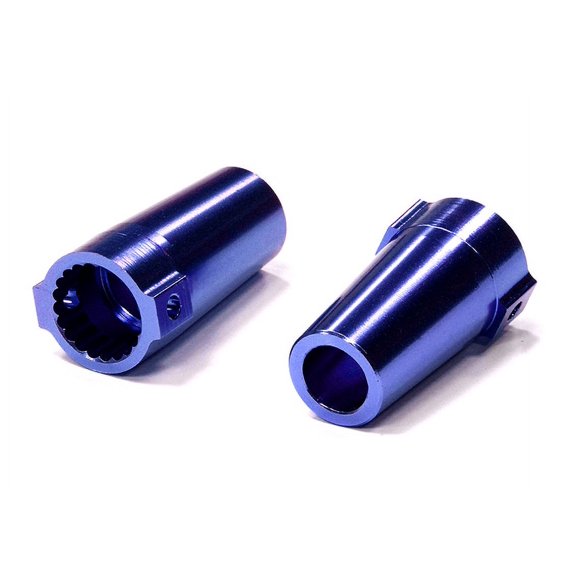 Integy RC Toy Model Hop-ups C23792BLUE Billet Machined Alloy Rear Axle Lock-Out (2) for Axial Wraith