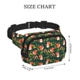 thumbnail image 4 of Balery Forest Squirrel Mochila Cinturón para Mujeres y Hombres, Bolsa de Cintura Impermeable de Doble Capa con Correa, 4 of 9