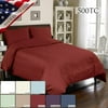 Veratex Supreme Sateen 500-Thread-Count Egyptian Cotton Duvet and Sham Set