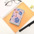 thumbnail image 7 of JIALIOU Nylon Trifold Card Wallet with ID Window Zipper Pocket for Men Women Teen Colorful Seashells Seaweed, 7 of 7