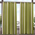 thumbnail image 1 of Exclusive Home Rideaux Canopée Bande Panneau Paire 54x108 Kiwi/sable, 1 of 5