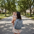 thumbnail image 2 of DUKAP MOM-Pro Expandable Diaper Backpack – Grey, 2 of 6