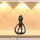 thumbnail image 3 of Estatua de pareja, escultura de amantes, adorno de escritorio coleccionable, figura de pareja para gabinete, chimenea, centro de mesa, decoración, 3 of 8