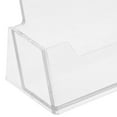 thumbnail image 3 of WHAMVOX 4 Pcs Acrylic Business Card Holders Transparent Office Desk Organizer Display Stands, 3 of 8