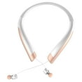 thumbnail image 3 of Lifetechs HBS 1100 Bluetooth compatible Earphone Neck mounted Noise canceling Stereo Surround Heavy Bass Handsfree Music Universal Wireless Sports Neckband Earbud for Running, 3 of 8