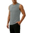thumbnail image 4 of Mens Athletic Tank Tops Summer Sleeveless Muscle Shirts for Men Casual Lightweight Pullover Crewneck Workout Vests, 4 of 8
