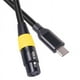 thumbnail image 2 of Cable USB C una XLR Hembra Tipo C Macho una XLR Hembra de 3 Conector de Cable de MicróFono Cable de Datos de Audio de Computadora 2 Metros, 2 of 5
