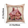 thumbnail image 2 of Hwkond Large Throw Pillows Christmas Pillow Cover Linen Material Exquisite Pattern Living Room Bedroom Decoration Pillow Cushion Cover,MulticolorA, 2 of 5