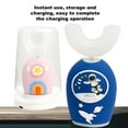 thumbnail image 2 of 1 Set Kids Toothbrush Cartoon Shape Comfortable Grip High-frequency Oscillation Deep Cleaning Powerful Electric Toothbrush for Kids, 2 of 10