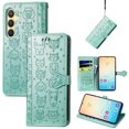 thumbnail image 4 of Funda Cartera FOXDOCK para Samsung Galaxy S24 Plus , Flip PU con Relieve de Gatos y Perros, Tarjetero y Soporte, 4 of 6