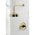 thumbnail image 2 of Kingston Brass KB6332CMLSO Manhattan Single-Handle Pressure Balanced Shower Faucet, Polished Brass, 2 of 7