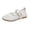 M10-Silver, variant on 3-4 Years Toddler Sandal For Girl Solid Color Mary Jane Flats Close Toe Mesh Slides Shoes For Summer Daily School Outdoor Walkin Outdoor Footwear Black