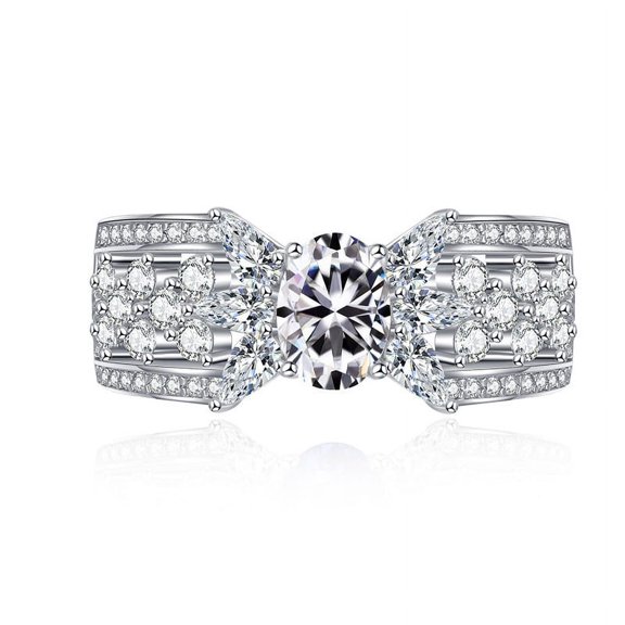 1 Carat Pink/Purple/Blue Moissanite Rings for Women D Color VVS1 S925 Sterling Silver Round Cut Moissanite Promise Rings Simulated Diamond Wedding Bands Lab Diamond Rings