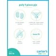 thumbnail image 4 of Carter's Child of Mine Baby Boy Hooded Jumpsuit, One-Piece, Sizes 0/3-24 Months, 4 of 5