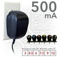 thumbnail image 2 of Elink EA-395 - Universal AC Adapter with 6 Plugs, Black, 2 of 2