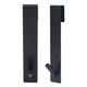thumbnail image 5 of Gancho De Acero Inoxidable, Gancho Para Puerta De Ducha De 18x3 Cm, Impermeable, Conveniente, Resistente Y Duradero Para Puerta De Vidrio Sin Marco Para Puerta De Baño ANGGREK Negro, 5 of 8