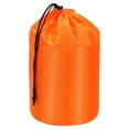 thumbnail image 1 of Bolsa de almacenamiento impermeable Uxcell, bolsa de almacenamiento exterior portátil con tapa de polvo, ligera, 6 x 12 pulgadas, naranja, 1 of 7