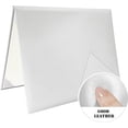 thumbnail image 2 of 5-Packs Misscom Smooth Padded Diploma Cover Certificate Holder Tent Style, 8.5x 11 inches, white, 2 of 6