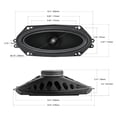 thumbnail image 2 of Altavoz SONDPEX CS17410 de 4 x 10 pulgadas, doble cono, 100 W, 4 ohmios, 2 of 6