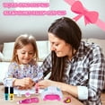 thumbnail image 6 of Crafts Gifts for 7 8 9 Year Old Girls, Kids Nail Varnish Arts Sets for Teenage Girls Age 6 7 8 9 10 Nail Polish Kits for 8 9 10 11 12 Year Old Kids Girls Nail Salon Games Kids Manicure Sets, 6 of 7