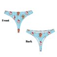thumbnail image 3 of Balery winter cow cute Tangas de Algodón para Mujer con Estampado – Ropa Interior Sexy, Transpirable, G-string-X-Large, 3 of 6