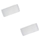 thumbnail image 2 of Advancent Polyester Ribbon Net Trim Ribbon Wedding DIY Sewing Favors Crafts Blanco 2Conjunto, 2 of 6