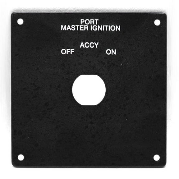 Sea Ray Boat Ignition Switch Panel 1896435 | 5456 Port Master Aluminum