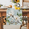 thumbnail image 2 of Burlap Table Runner 90 Inches Long,White Tulip Classic Flower on Branch Non-Slip Kitchen Table Runners for Dining Room Everyday Use Party Table Decorations Watercolor Oil Painting Art, 2 of 9