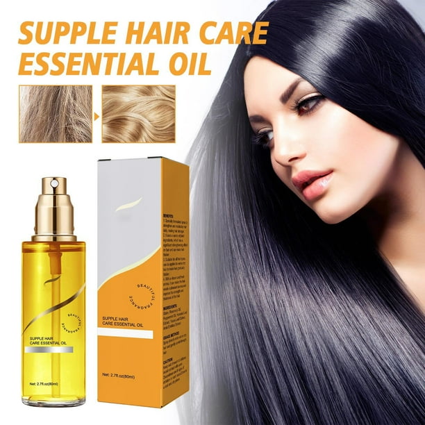 Tónico para la piel, tónico facial hidratante y fortalecedor, aceite capilar nutritivo e hidratante, aceite capilar perfumado para todo tipo de cabello, 80 ml, nutre el cabello.