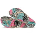 thumbnail image 4 of Havaianas Women's Slim Animal Floral Flip Flop Sandals, Beige, Size 6, 4 of 4