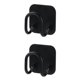 thumbnail image 2 of 2 ganchos de esponja de acero inoxidable sin perforaciones para pared (negros), 2 of 7