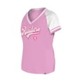thumbnail image 2 of Women's New Era Pink Las Vegas Raiders Mommy & Me V-Neck T-Shirt, 2 of 3