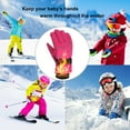thumbnail image 7 of Warm Kids Girls Snowboarding Skating Snow Winter Windproof Ski Outdoor Gloves Kids Gloves Mittens, 7 of 7