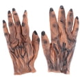 thumbnail image 2 of Creepy Gloves Werewolf Gloves Festive Atmosphere Creation Masquerade Adults PVC 1 Pair, 2 of 5