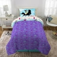thumbnail image 3 of Disney Mulan Kids Twin Bed in a Bag, Comforter Sheet Set and Bonus Tote, Pink and Blue, 3 of 9