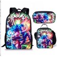 thumbnail image 1 of Dragon Ball Anime Cartoon Backpack Primary And Secondary School Students Schoolbag Shoulder Bag Backpack Pencil Bag Three-Piece Set, 1 of 2