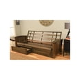 thumbnail image 6 of Kodiak Furniture Washington Frame-Rustic Walnut FinishTaxi Woodsmoke Mattress-Storage Drawers, 6 of 7