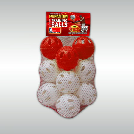 Stee-Rike 3 Premium Baseball Training Balls 10 (Best Wiffle Ball Pitches)