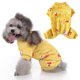thumbnail image 4 of Pijamas de poliéster para mascotas, suéter cálido de invierno suave, ropa de mono para perros (Amarillo M) Ehuebsd Para estrenar, 4 of 9