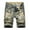 Khaki, variant on Turilly Men's Shorts Summer Short Micro Inelastic Shorts Zipper Open Five Point Short Half Shorts Jeans