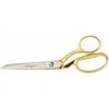 Fiskars Gold Handle Knife Edge Bent Shears (8-inch), Stainless Steel, 1 Count