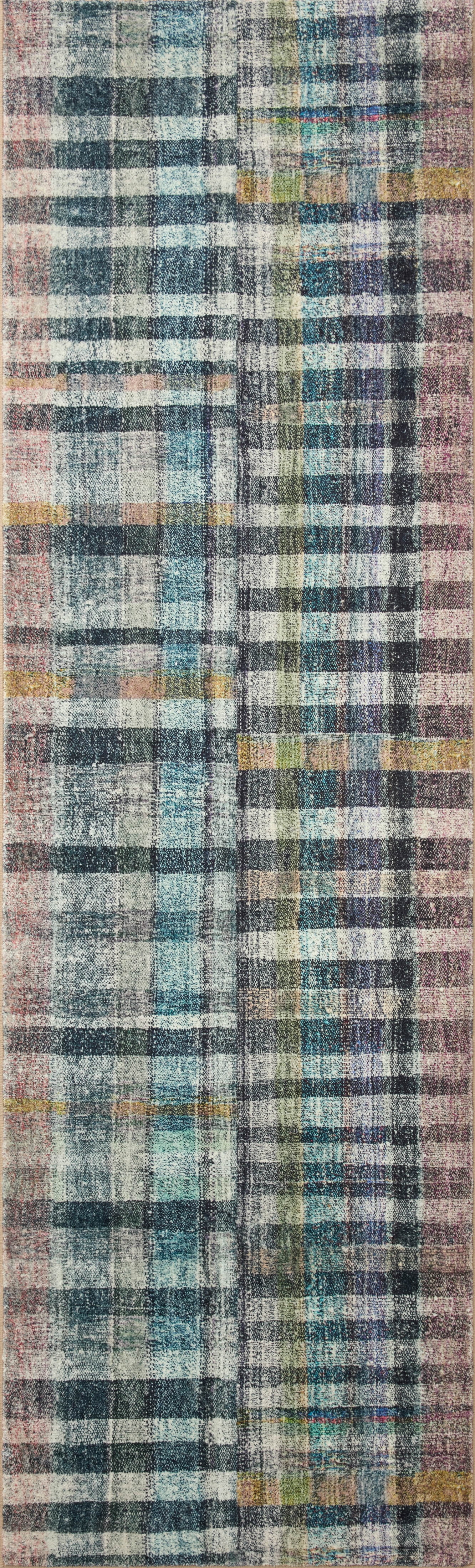 Chris Loves Julia x LoloiHumphrey Plum / Multi 2' x 3'-6" Rectangle Accent Rug