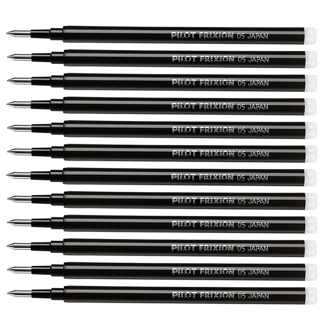 Gel Pen Refill Ink For PILOT FriXion 0.5mm Needle Tip BLS-FR5 Erasable Pens  Black/Blue Ink