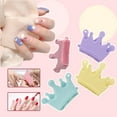 thumbnail image 3 of Cepillo de silicona para limpieza de uñas 3 en 1, separador de dedos, cerdas suaves para frotar las uñas, herramienta de manicura y pedicura, 4 colores, 3 of 3
