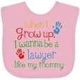 thumbnail image 3 of Inktastic Lawyer Like Mommy Boys or Girls Baby Bib, 3 of 4