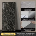 thumbnail image 5 of 20pcs Peel and Stick Marble Wall Panels 23.6" x 11.8" Brick Wallpaper, Black, 5 of 7