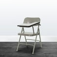 thumbnail image 3 of Flash Furniture Rutherford Steel Adult Folding Chairs with Left Handed Tablet Arm, Set of 2, Gray, 3 of 13