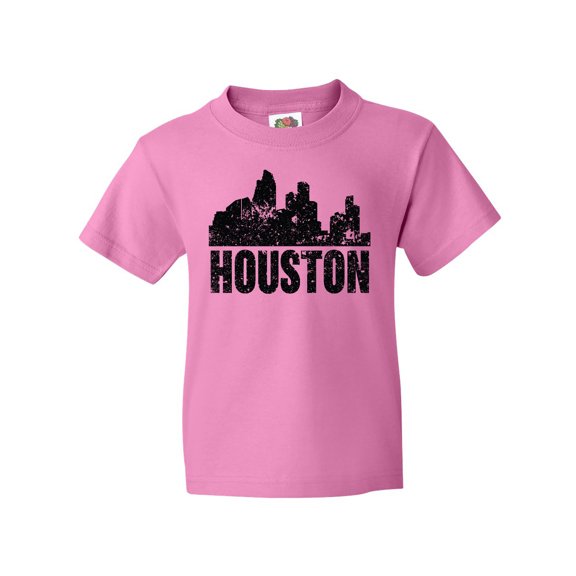 Inktastic Houston Skyline Grunge Youth T-Shirt