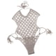 thumbnail image 1 of Hollow Out Crochet Bodysuit Women Deep Jumpsuit Romper Beach jinwen Mamelucos de las mujeres, 1 of 8