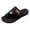 Black, variant on Women's Mesh Toe Loop Slides, Open Toe Flat Orthotic Sandals, Women's Hollow Mesh Slide Sandals Comfortable Vacation Sandals Summer Slip On Wedge Sandals Flip Flops Beach Sandals, Black 5